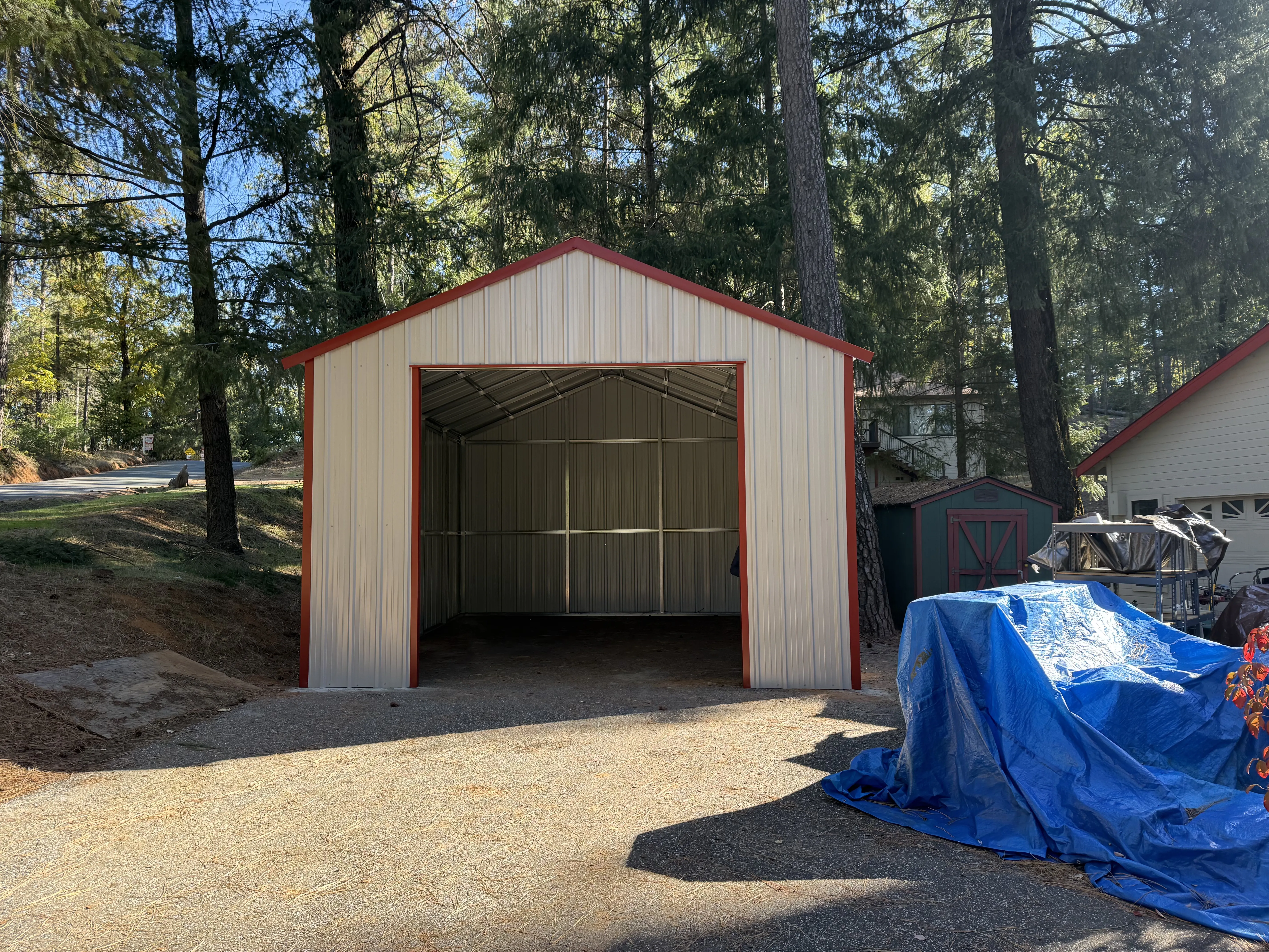 Pressler Home Performance agriculture project: Equipment Storage Building in Granite Bay, CA