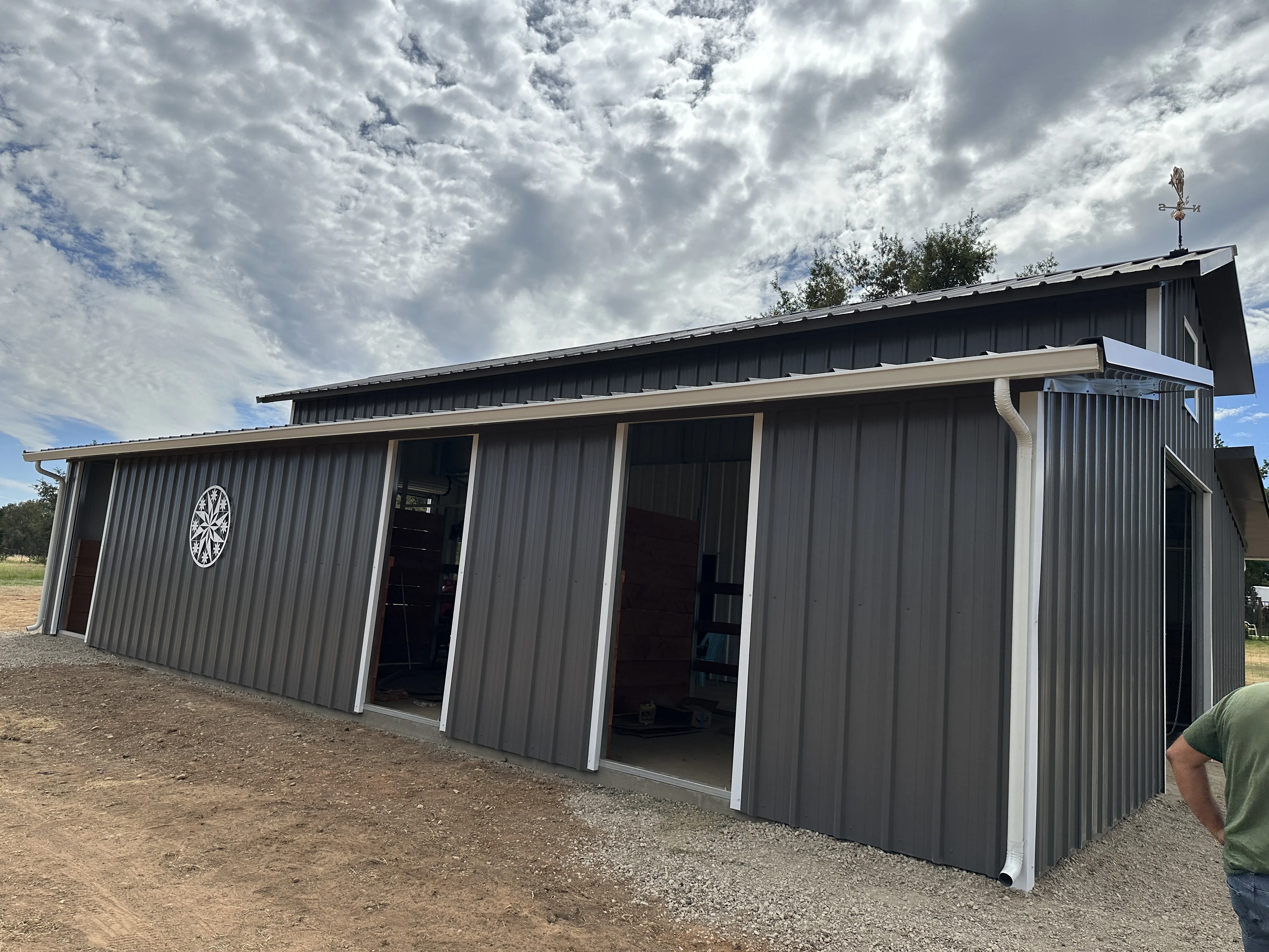 Pressler Home Performance agriculture project: Steel Barn Construction in Newcastle, CA