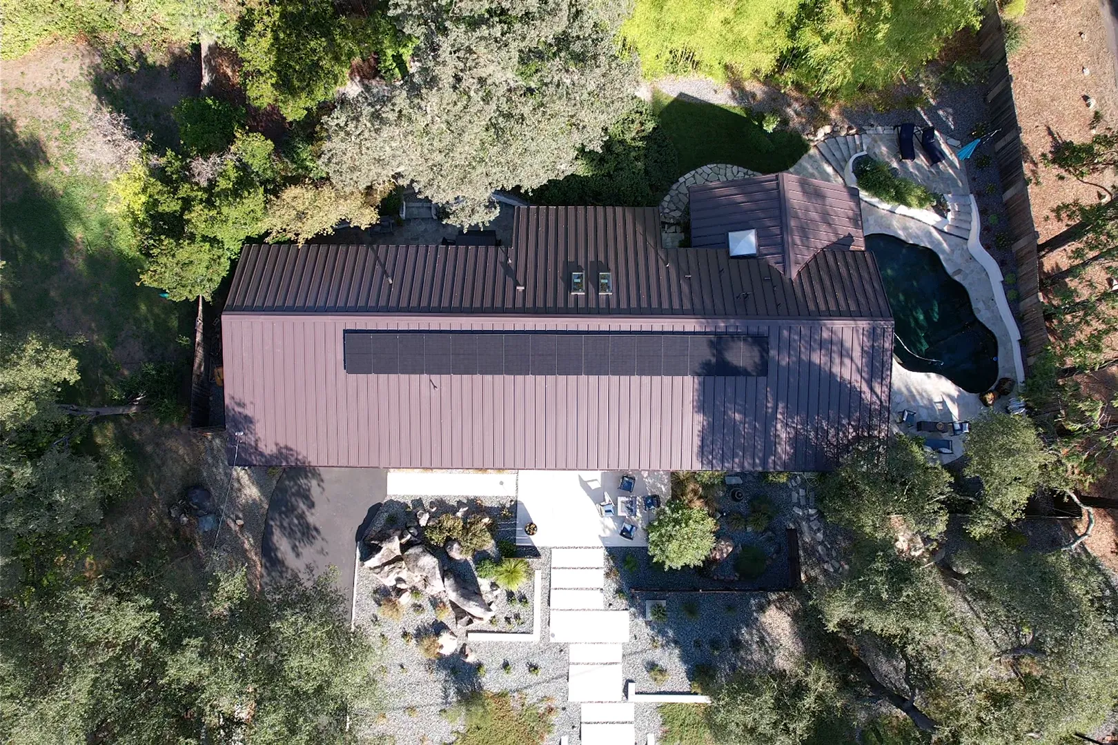 Pressler Home Performance roofing project: Metal Roofing & Landscape in Auburn, CA