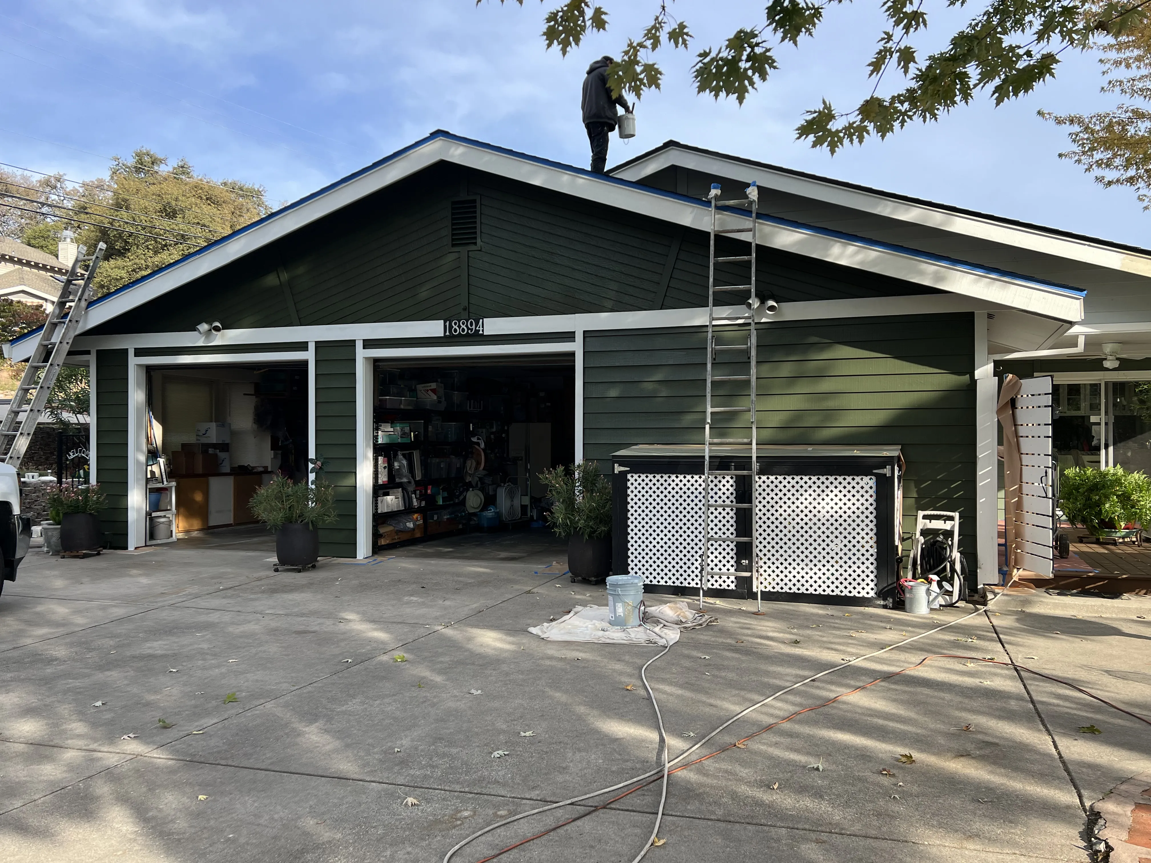 Pressler Home Performance siding & paint project: Exterior House Painting & Siding Installation in Sacramento, CA