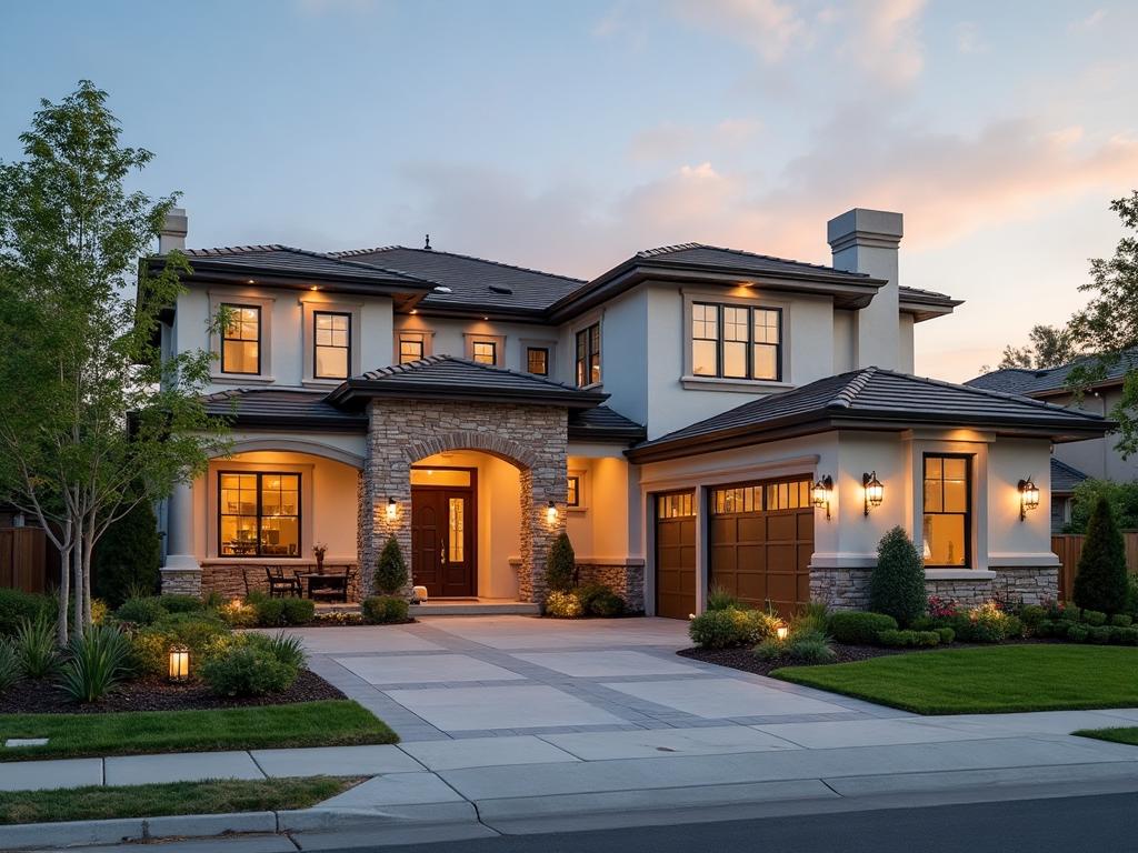 Completion & Handover Pressler Construction completed luxury custom home exterior in Northern California