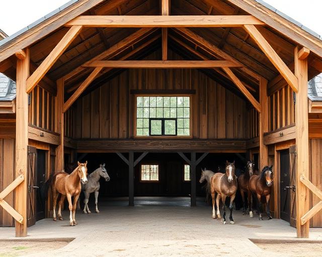 Pressler Agriculture Buildings - Horse Barns in Placer County California