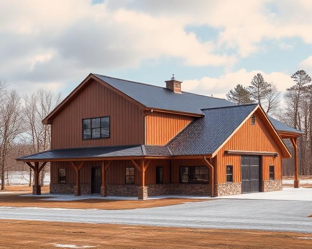 Pressler Barndominiums - Shop Space Integration in Placer County California