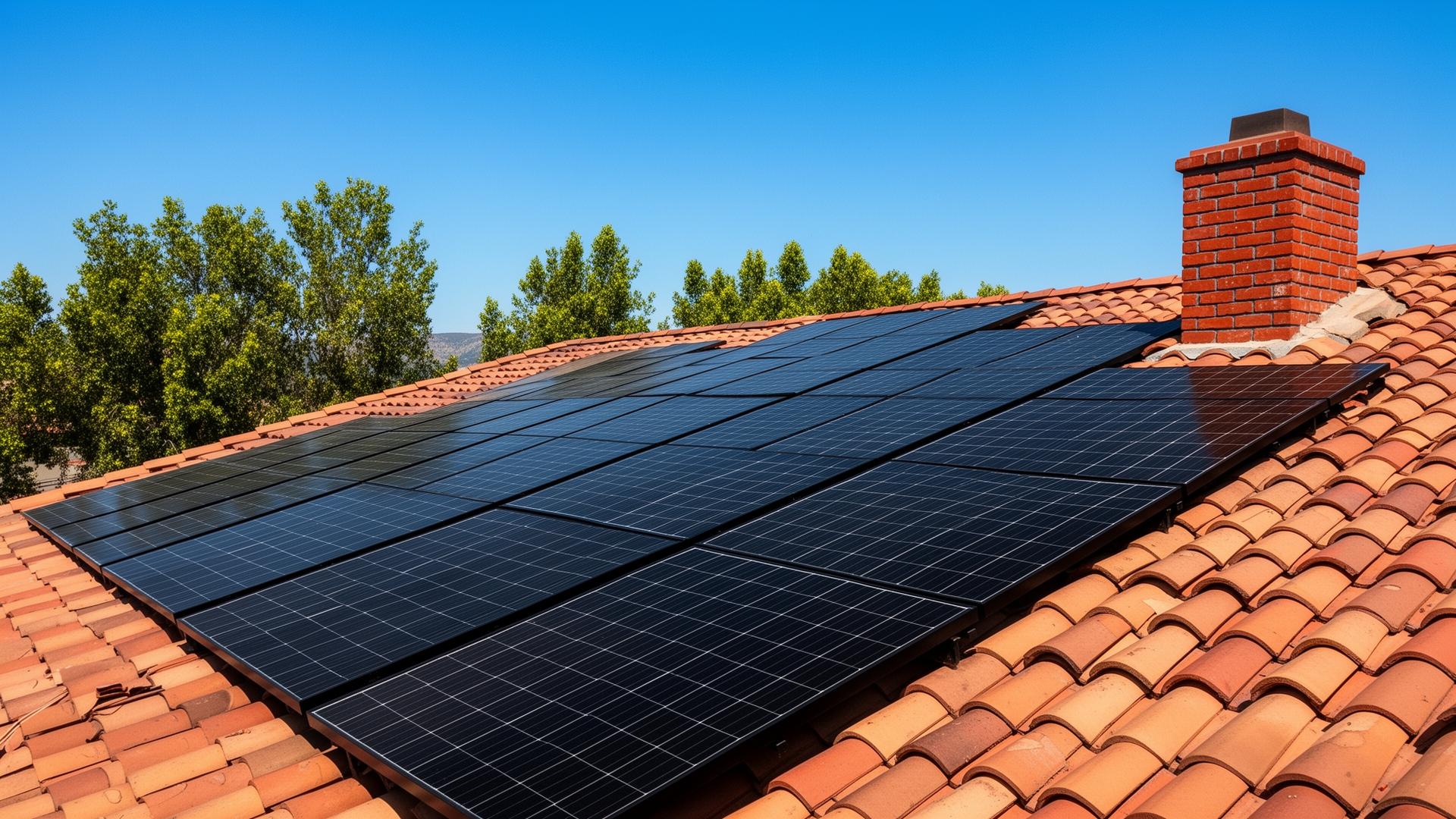 Complete solar panel system installed by Pressler Properties