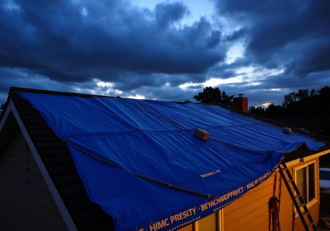 Pressler Roof Repair - Emergency Tarping in Placer County California