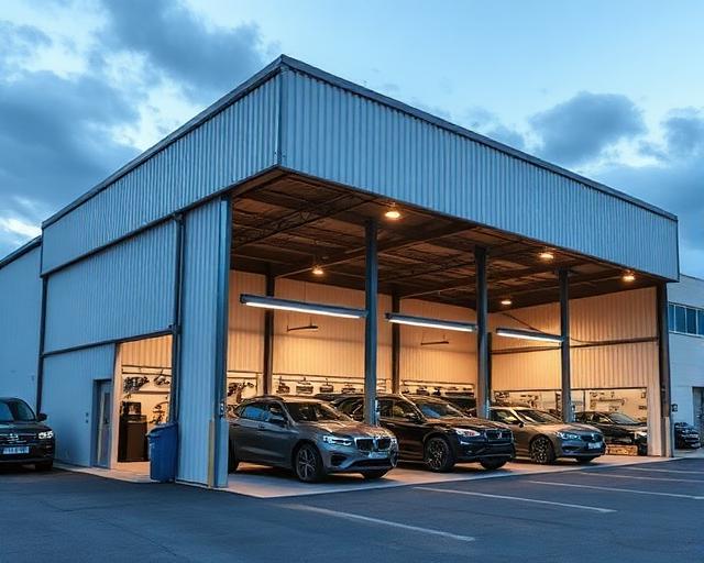 Pressler Red Iron Steel Buildings - Prefab Metal Shops in Placer County California