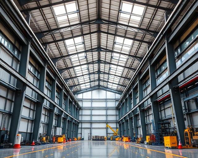 Pressler Red Iron Steel Buildings - Manufacturing Facilities in Placer County California